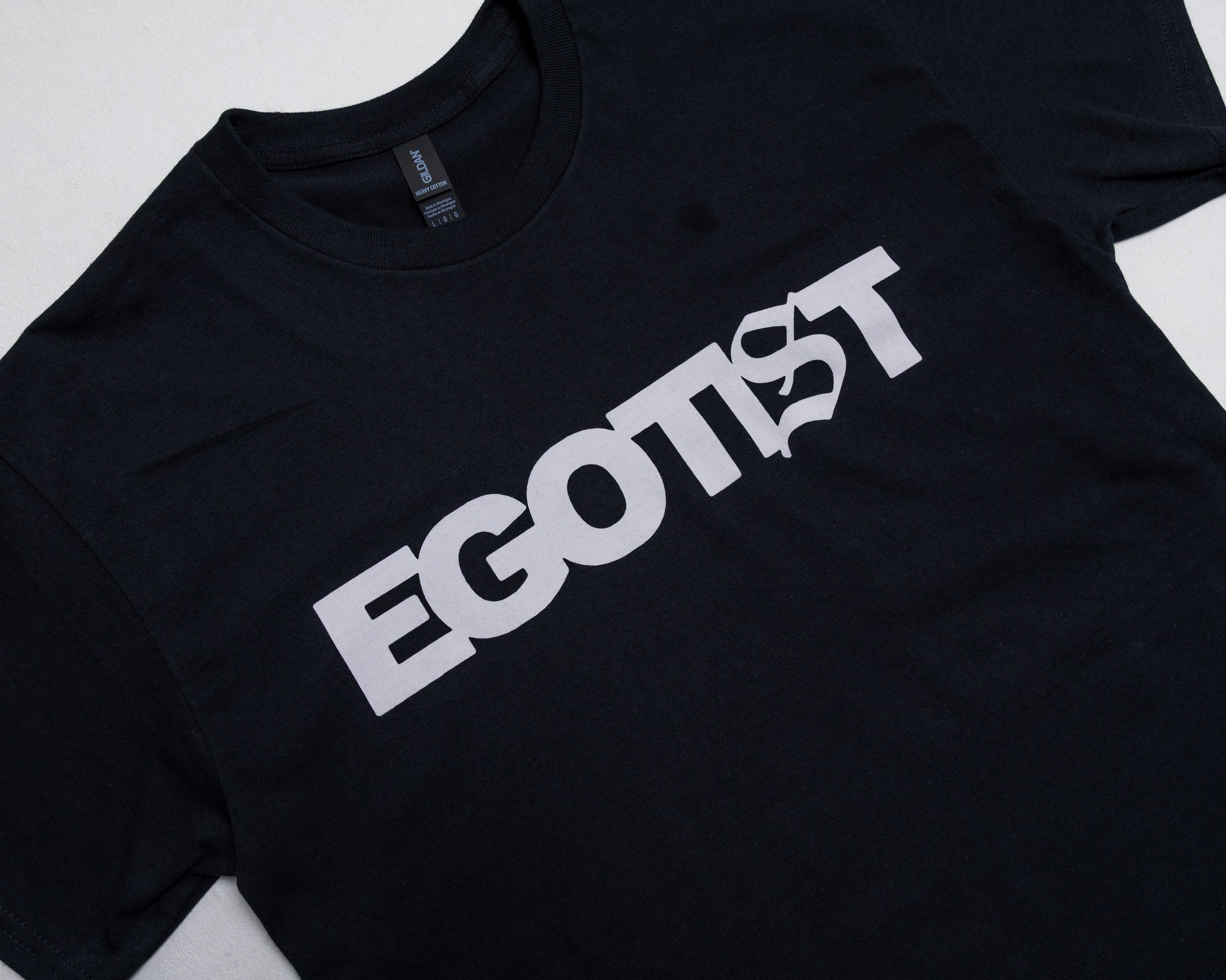 Black Short Sleeve Egotist T-Shirt