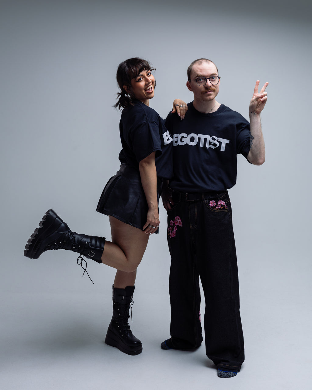 Black Short Sleeve Egotist T-Shirt