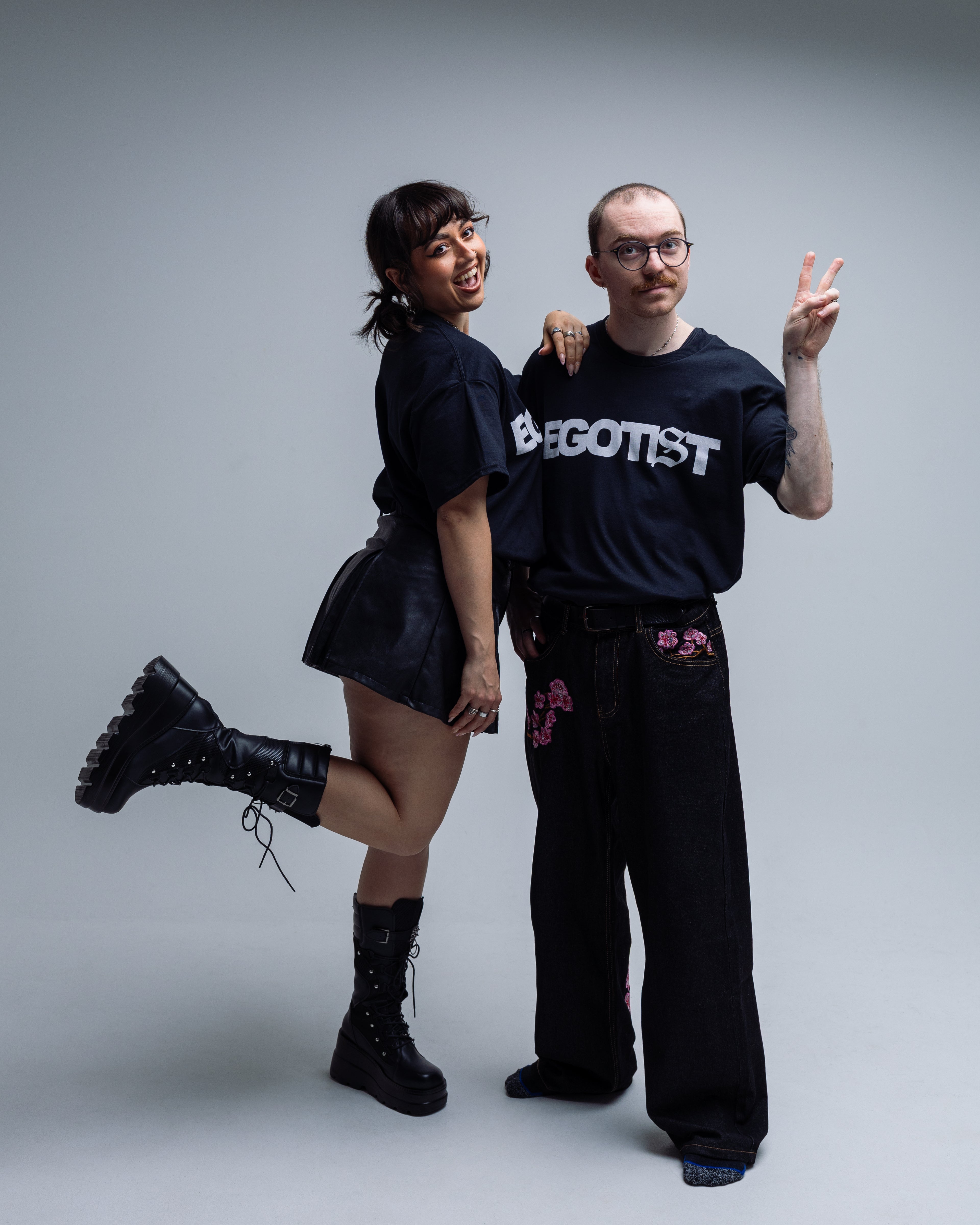 Black Short Sleeve Egotist T-Shirt